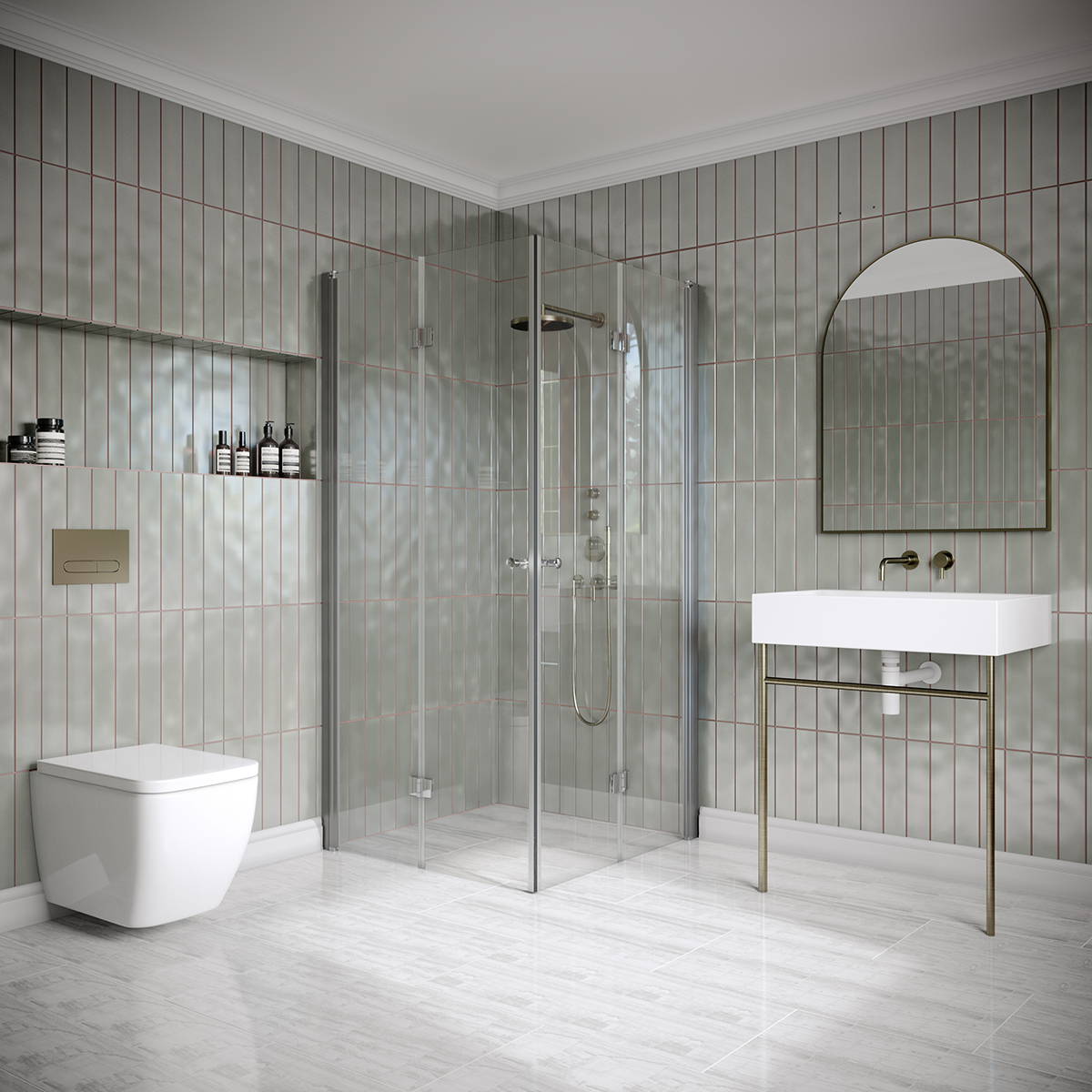 Duschhörn Hietakari Classic 150 Vikbara Dörrar