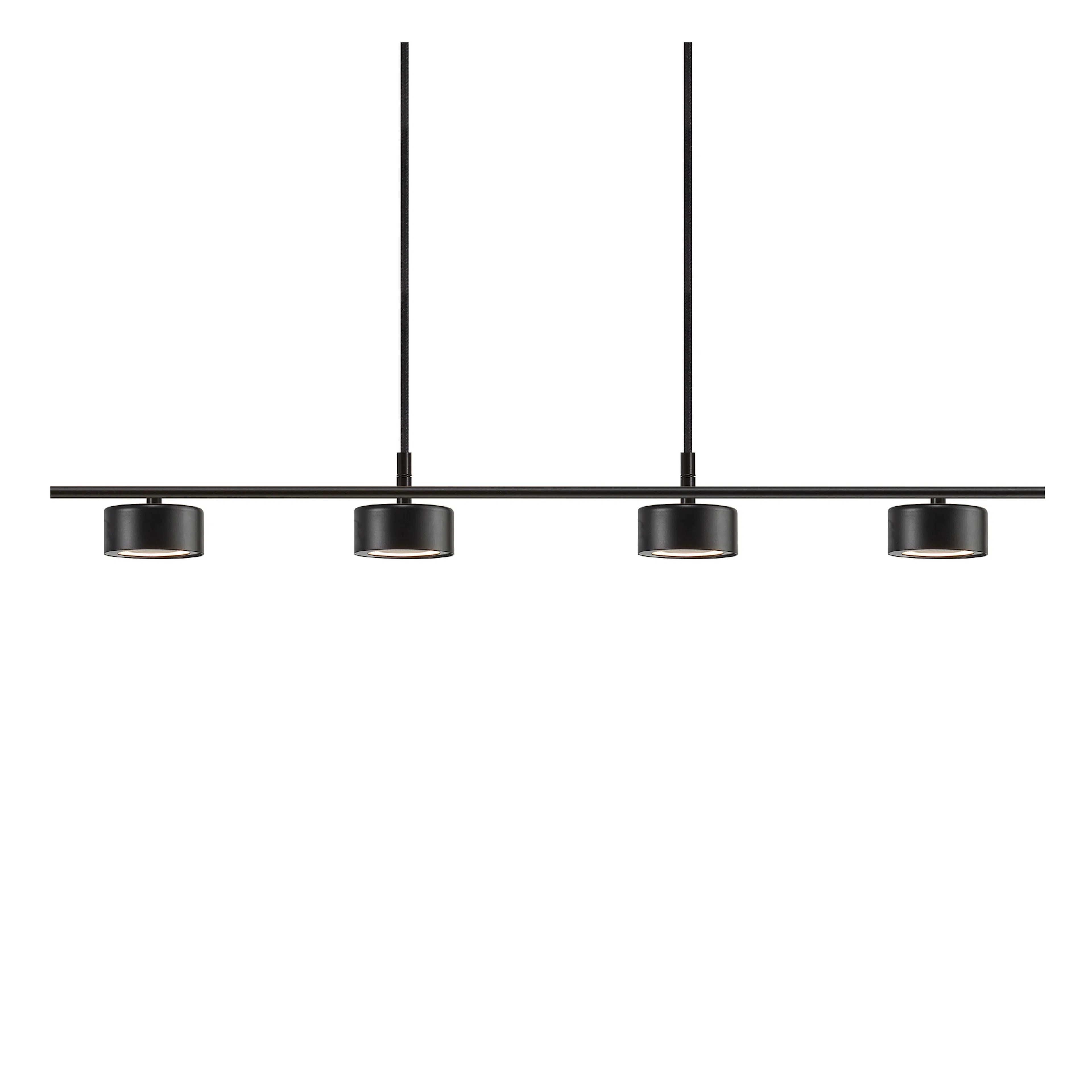 Taklampa Nordlux Clyde Svart 4L Pendel med LED