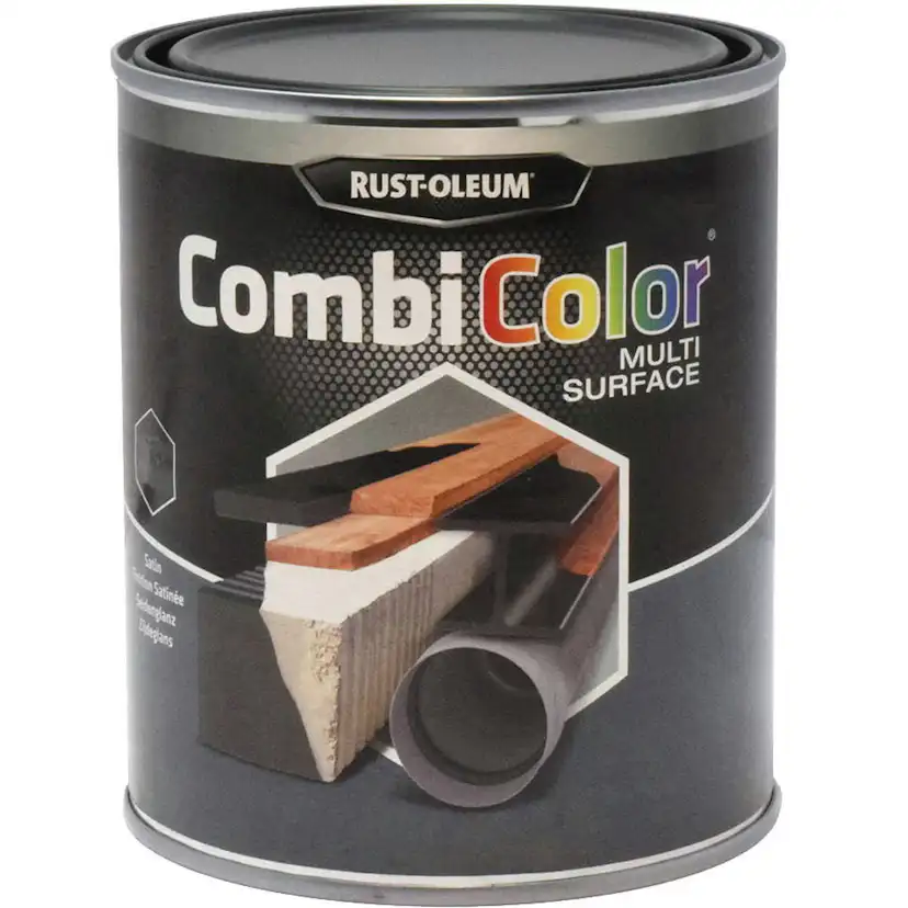Combicolor RUST-OLEUM Multi-Surface Volym: 2,5 L, Färg: Mattsvart ...
