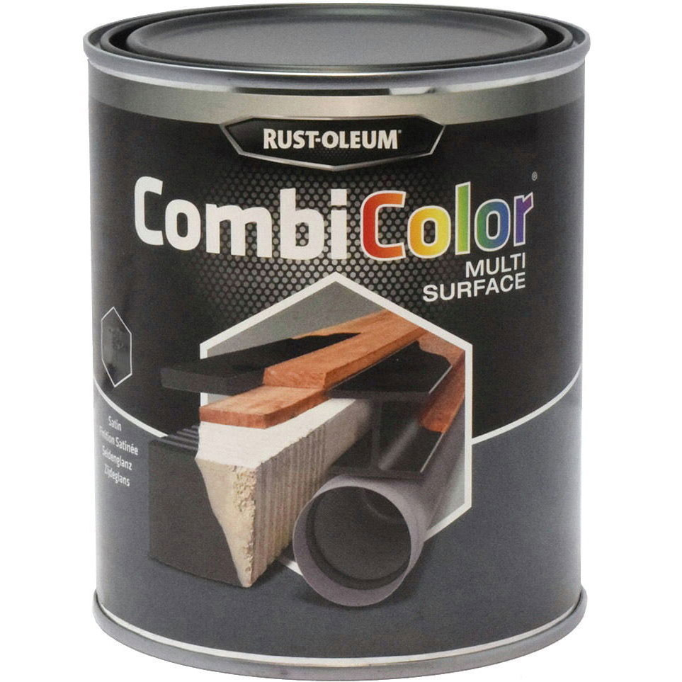 Combicolor RUST-OLEUM Multi-Surface Volym: 2,5 L, Färg: Svart, Glans: Satin