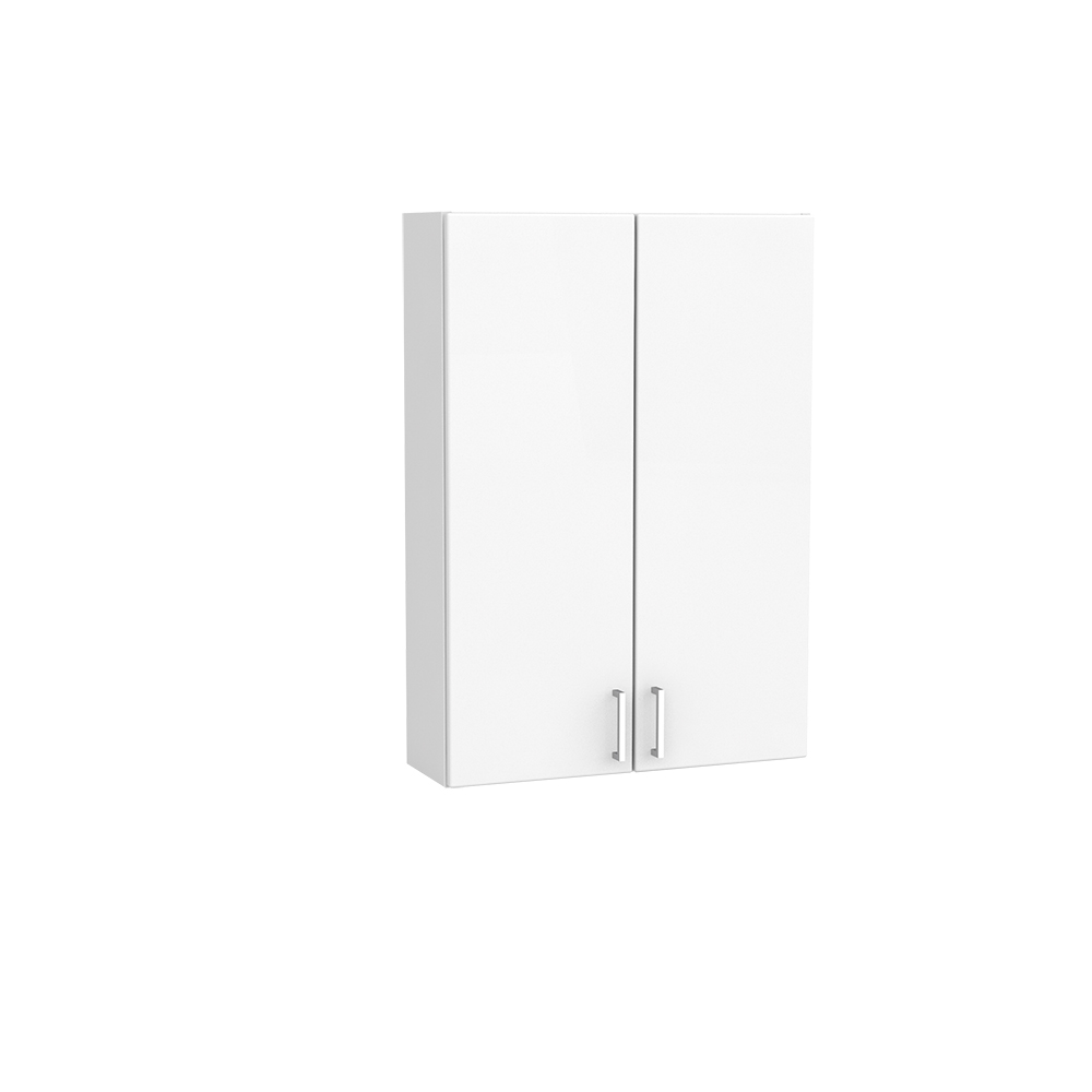 Väggskåp Temal med 2 Luckor Vit, BxDxH: 700x200x850 mm