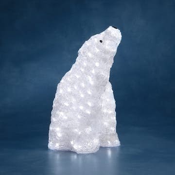 Dekorationsbelysning Gnosjö Konstsmide Sittande Isbjörn