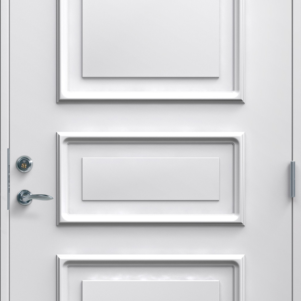 Dekorlistad Insida Diplomat Ytterdörr