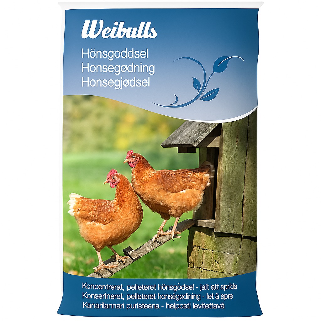 Hönsgödsel Weibulls 40 L