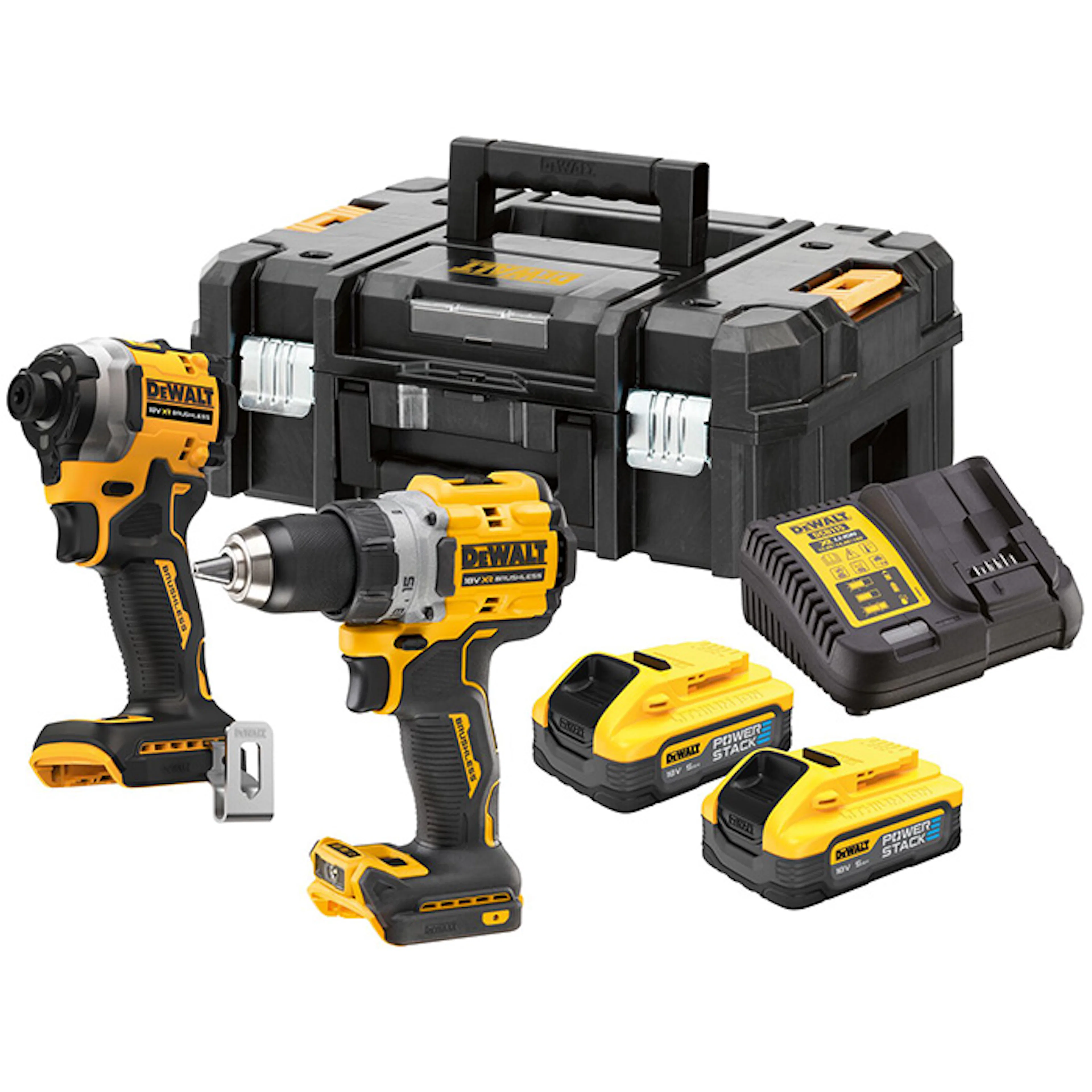 Kombikit DeWalt DCK2051H2T-QW 18V 5 Ah Powerstack