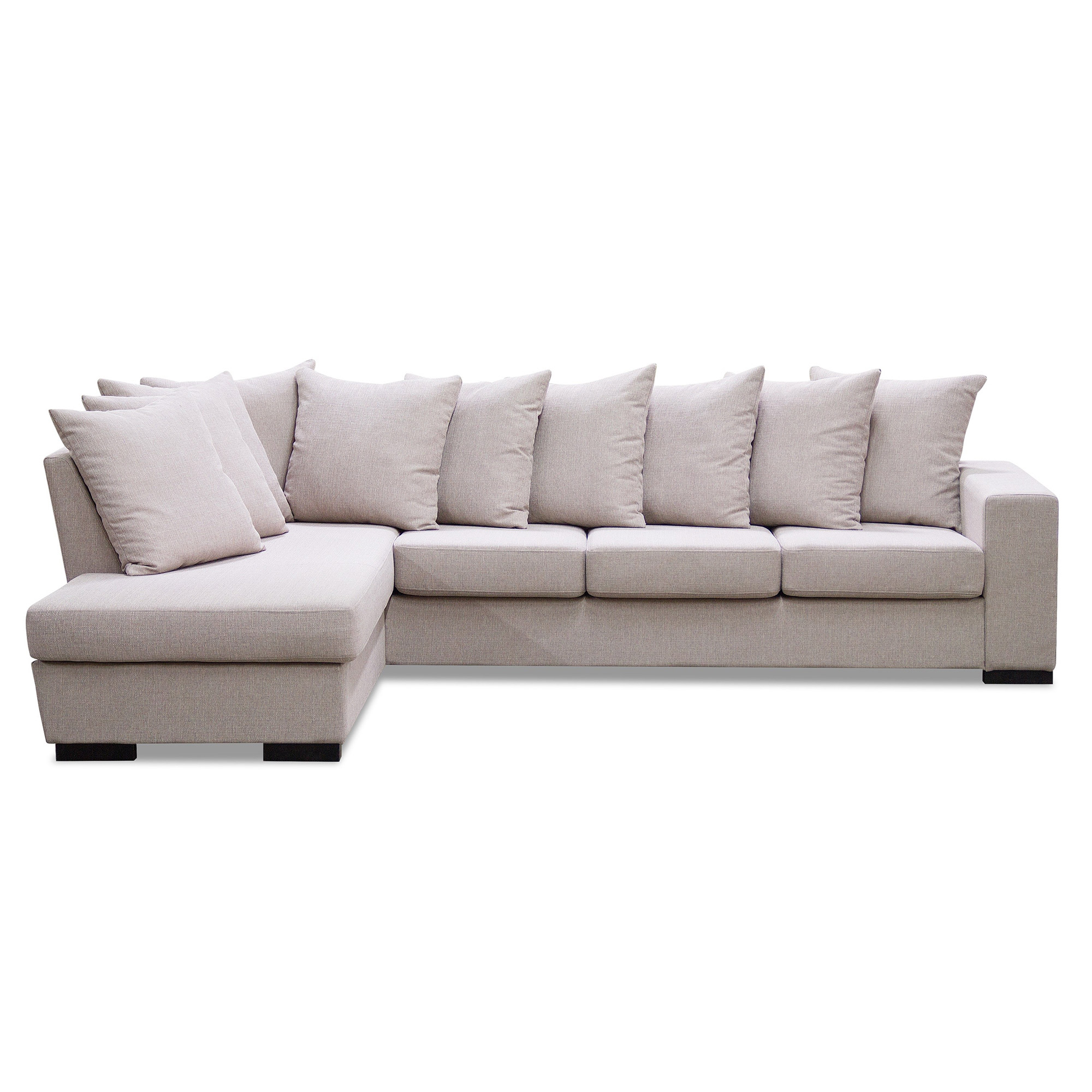 Divansoffa Scandinavian Choice Nebraska Kuvertkuddar Beige, Vänster