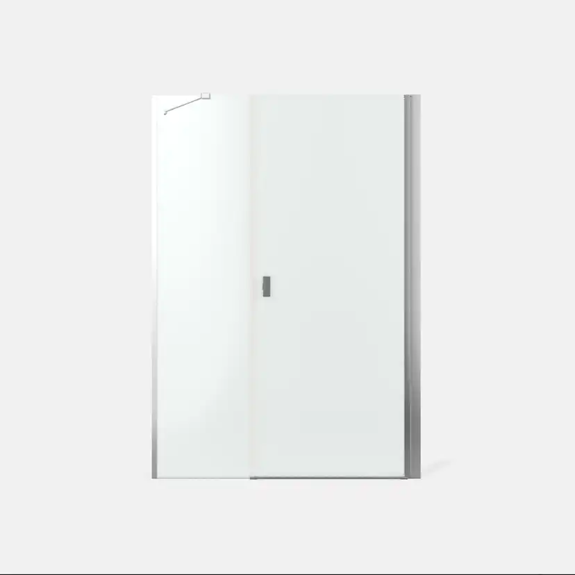 Duschdörr Strømberg Noma 45 med Sidopanel Nisch Bredd: 1200 mm, Krom ...
