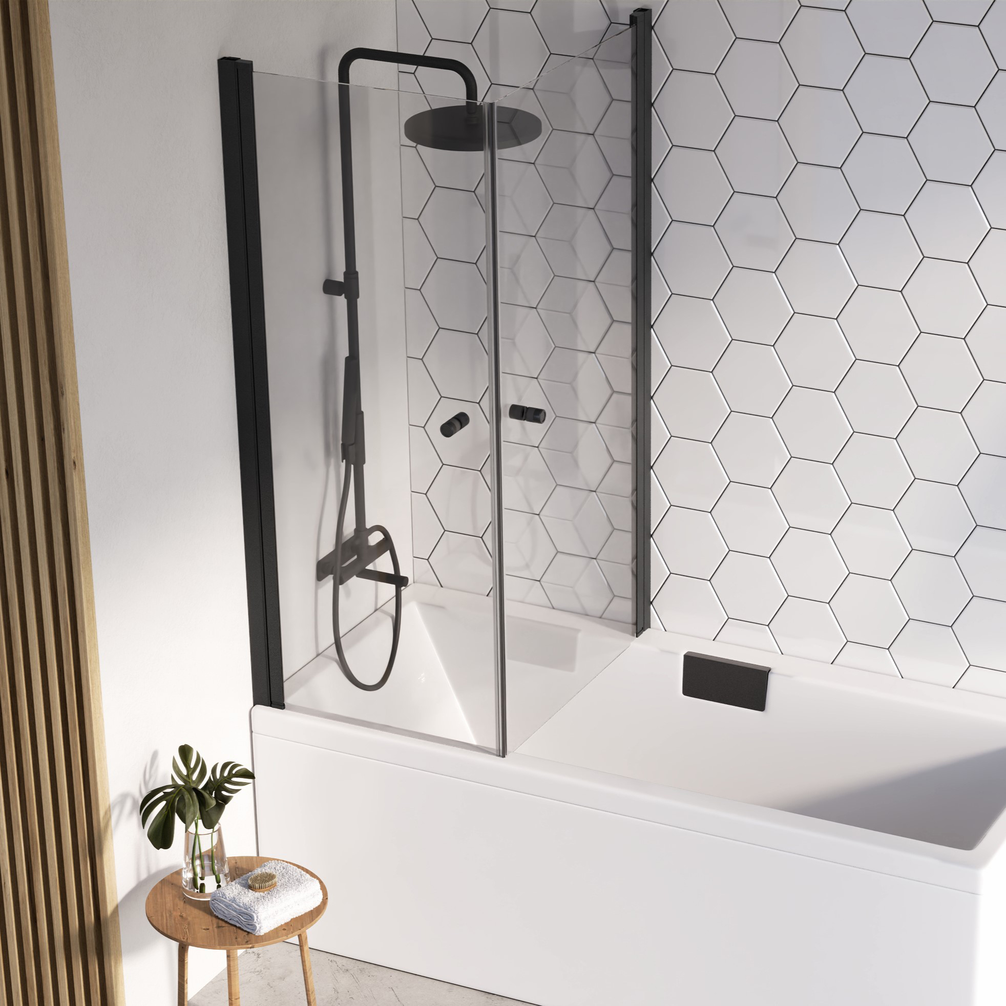 Badkarsvägg Strømberg Noma 83 Hörn