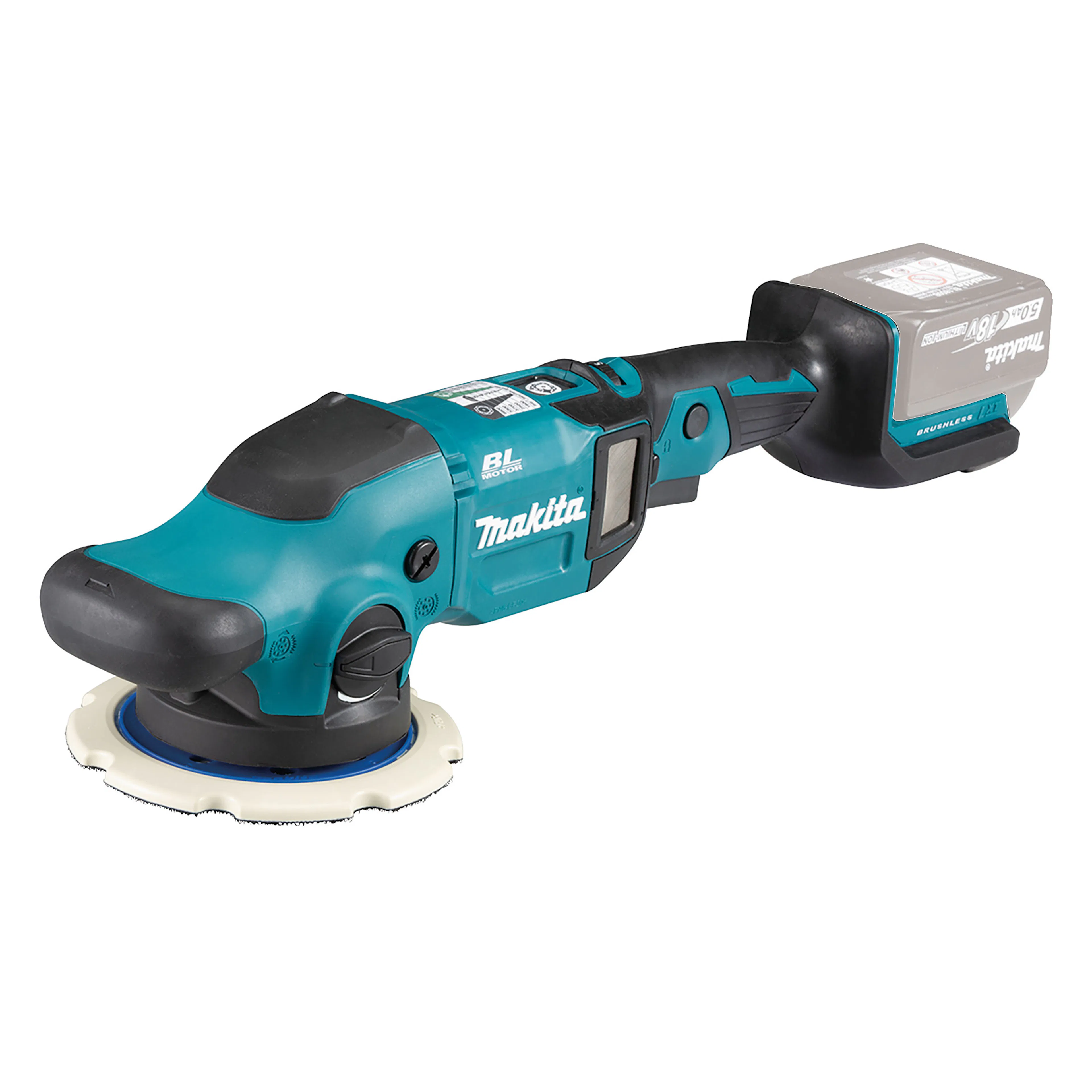 Polermaskin Makita LXT DPO600Z 150 mm utan Batteri