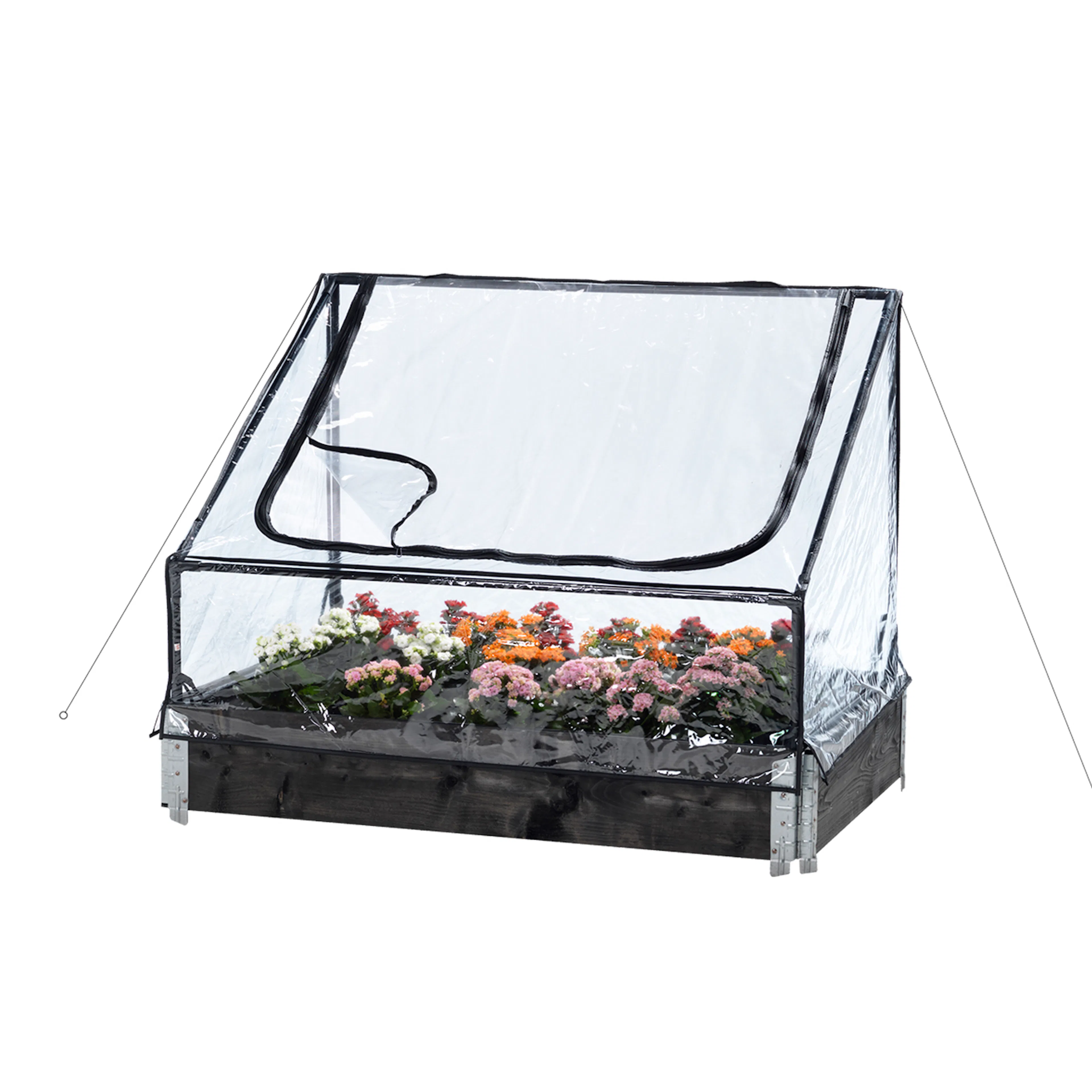 Drivhus HORTUS 115x76x40/70 cm