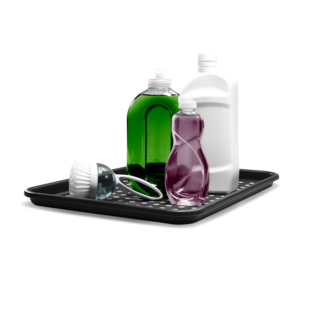 Madesmart Classic Mini Bestecktablett – Organizer Für Küchenschublade – Kompakt & Rutschfest – Granitfarben