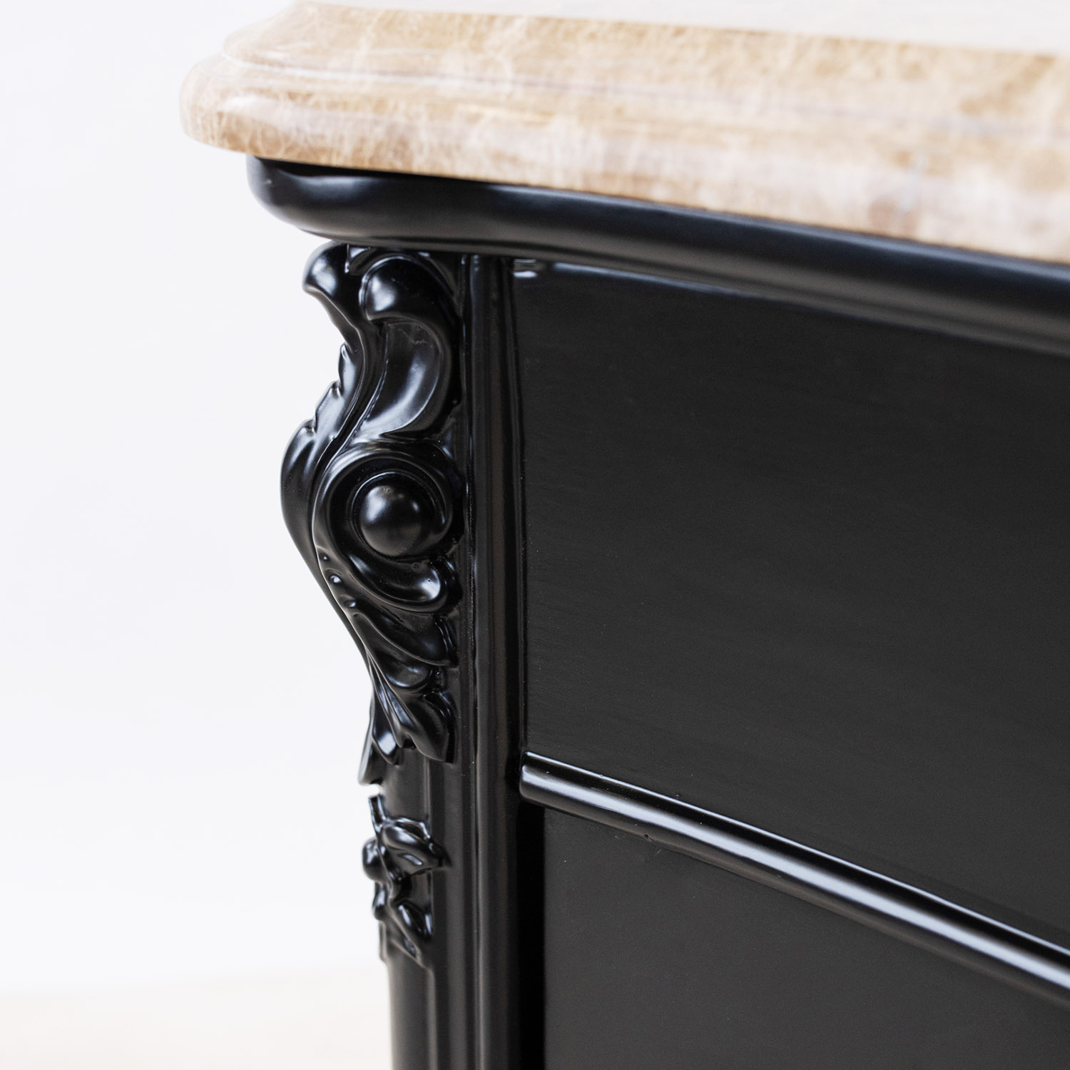 Tvättställsskåp Vesani Ottawa Dubbel Beige Marmor