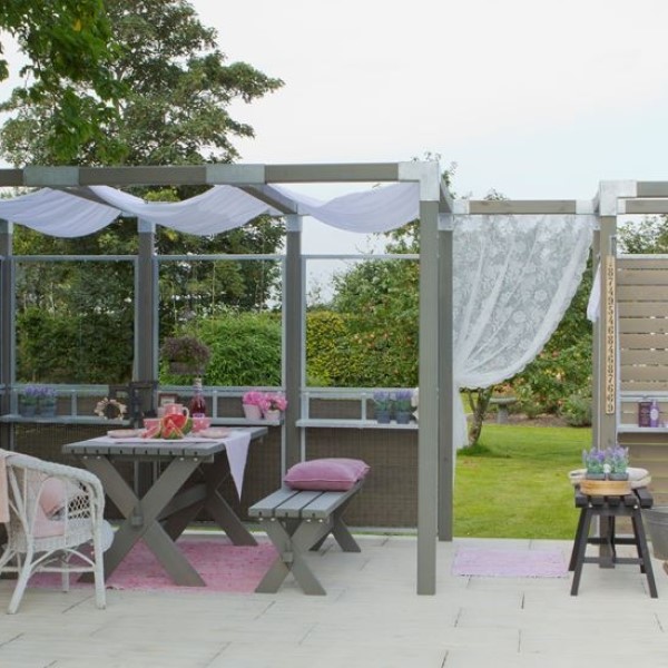 Cubic Förlängingsbeslag dubblet - till 9×9 cm stolper