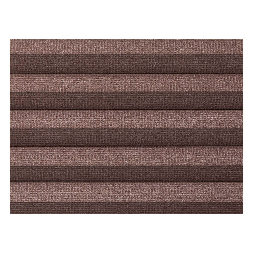 Plisségardin Mairo Duette Mörkläggande Dubbel Manövrering BxH: 115x210, Färg: Brun