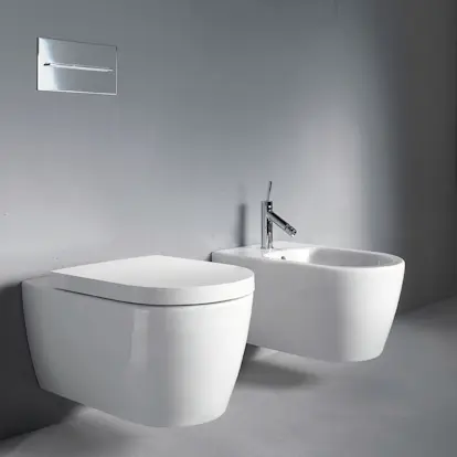 252909 Vägghängd Toalettstol Duravit Me by Starck 252909 utan Toalettsits