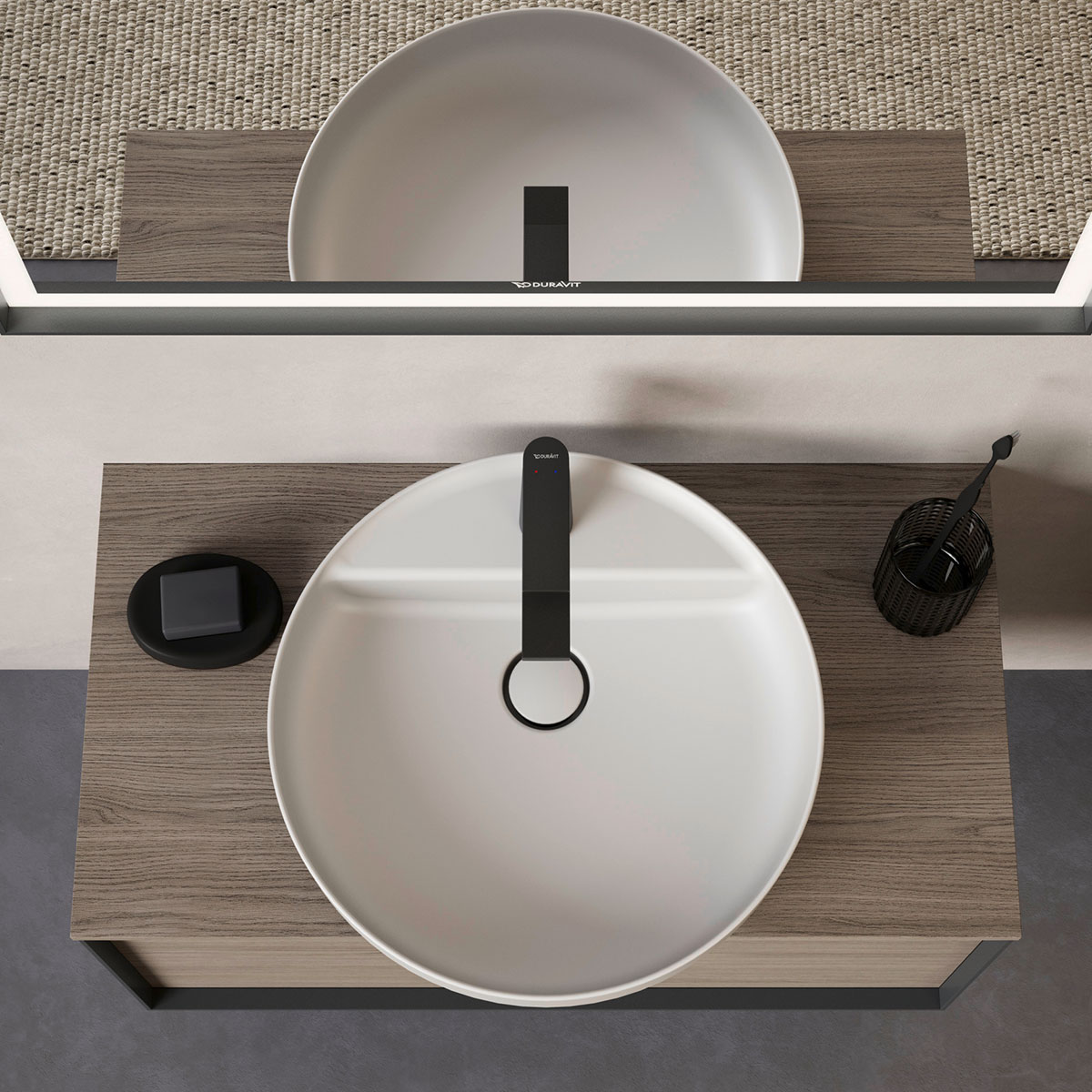 Tvättställ Duravit Vitrium med Hylla 460 mm