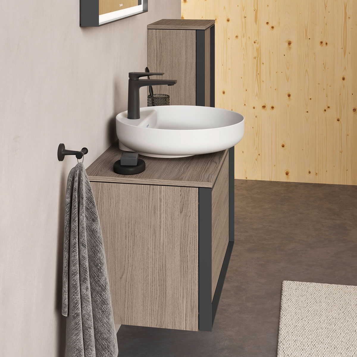 Tvättställ Duravit Vitrium med Hylla 460 mm