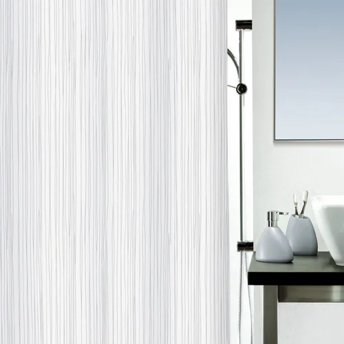Duschdraperi Spirella Raya White 180X200