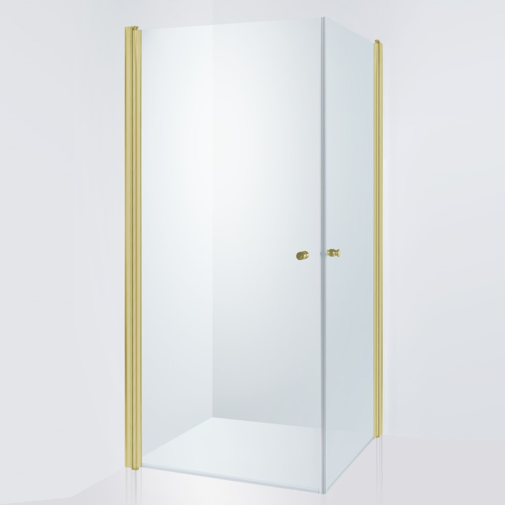 Duschhörn Duschbyggarna Twin De Luxe Klarglas