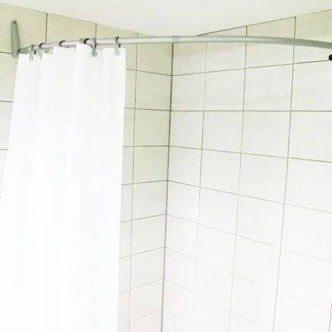 Duschstång hörn utan skruv Duschstång hörn utan skruv