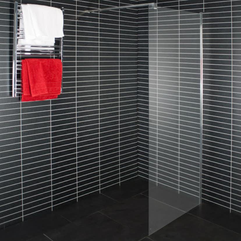 Duschvägg Arrow Wall Fast Klarglas Bredd: 560 mm