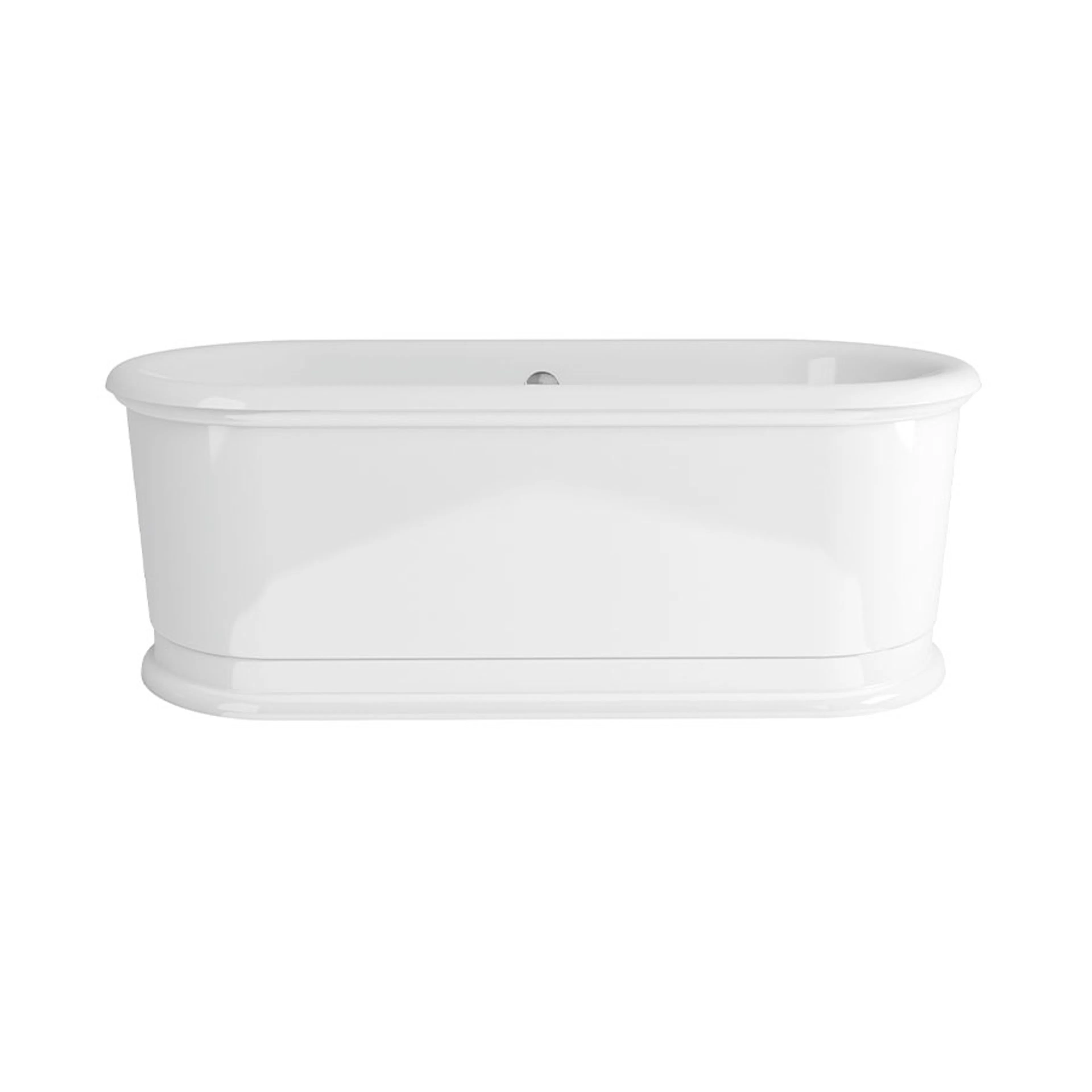 Badkar Burlington London Runt 1800 mm Lucite Vit