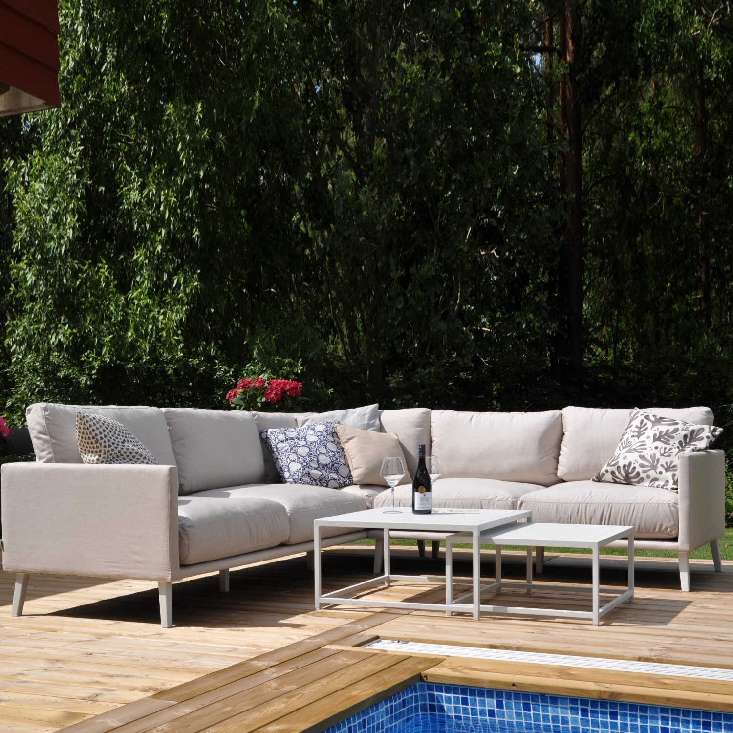 Utesoffa Fritab Easy Hörnsoffa Utomhus