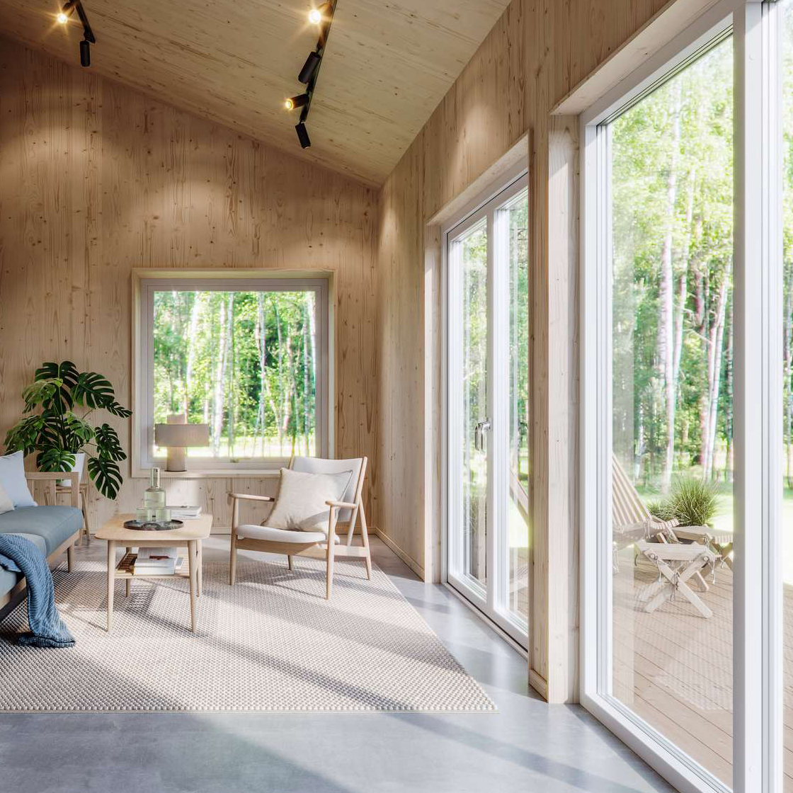 Vridfönster Elitfönster Original Trä 100 3-glas Express