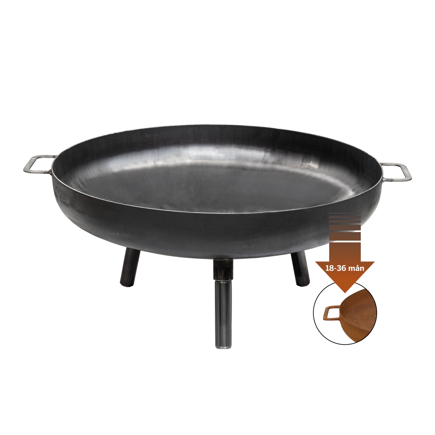 Eldstad Muurikka 70 Corten