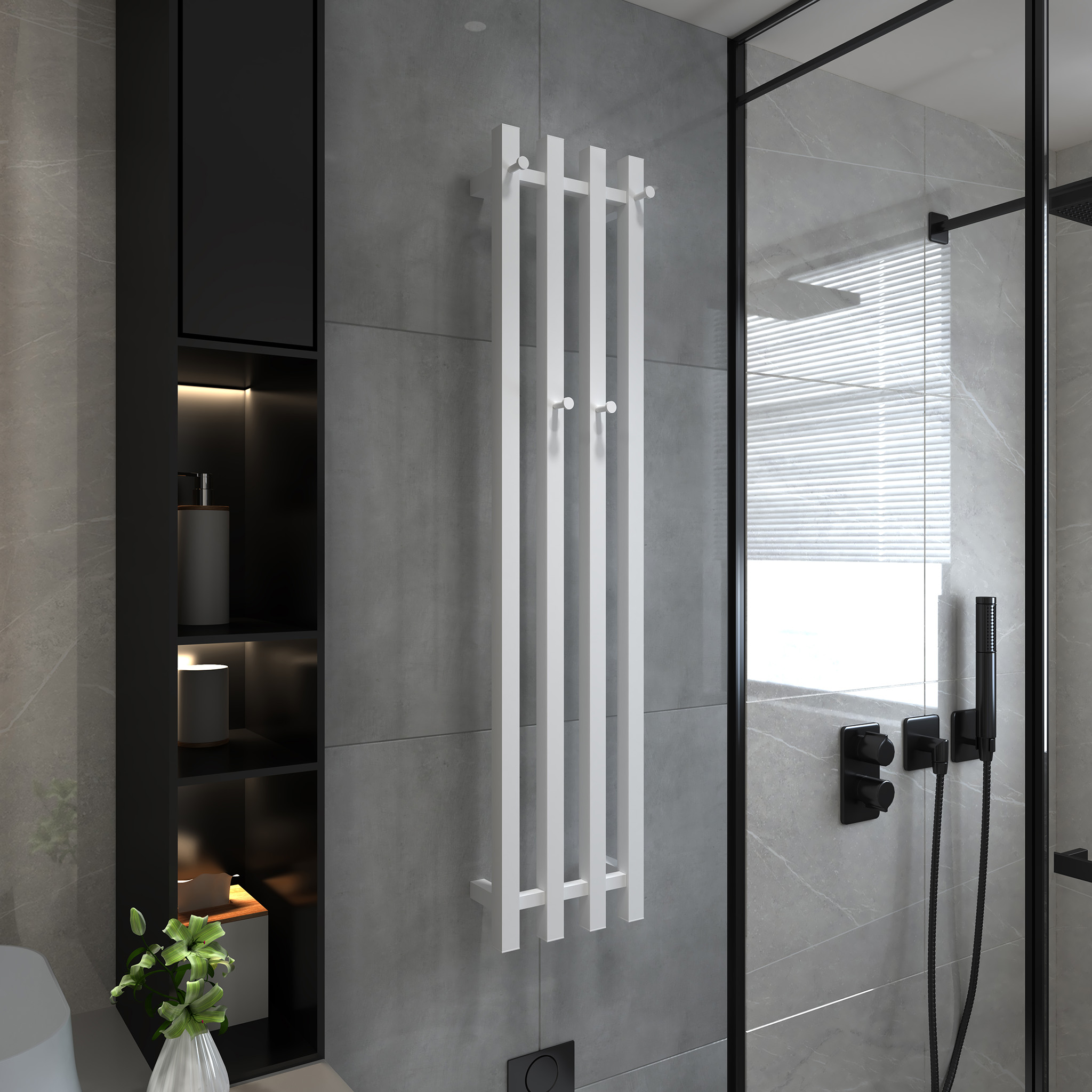 Handdukstork Lyfco RH4/B Vit