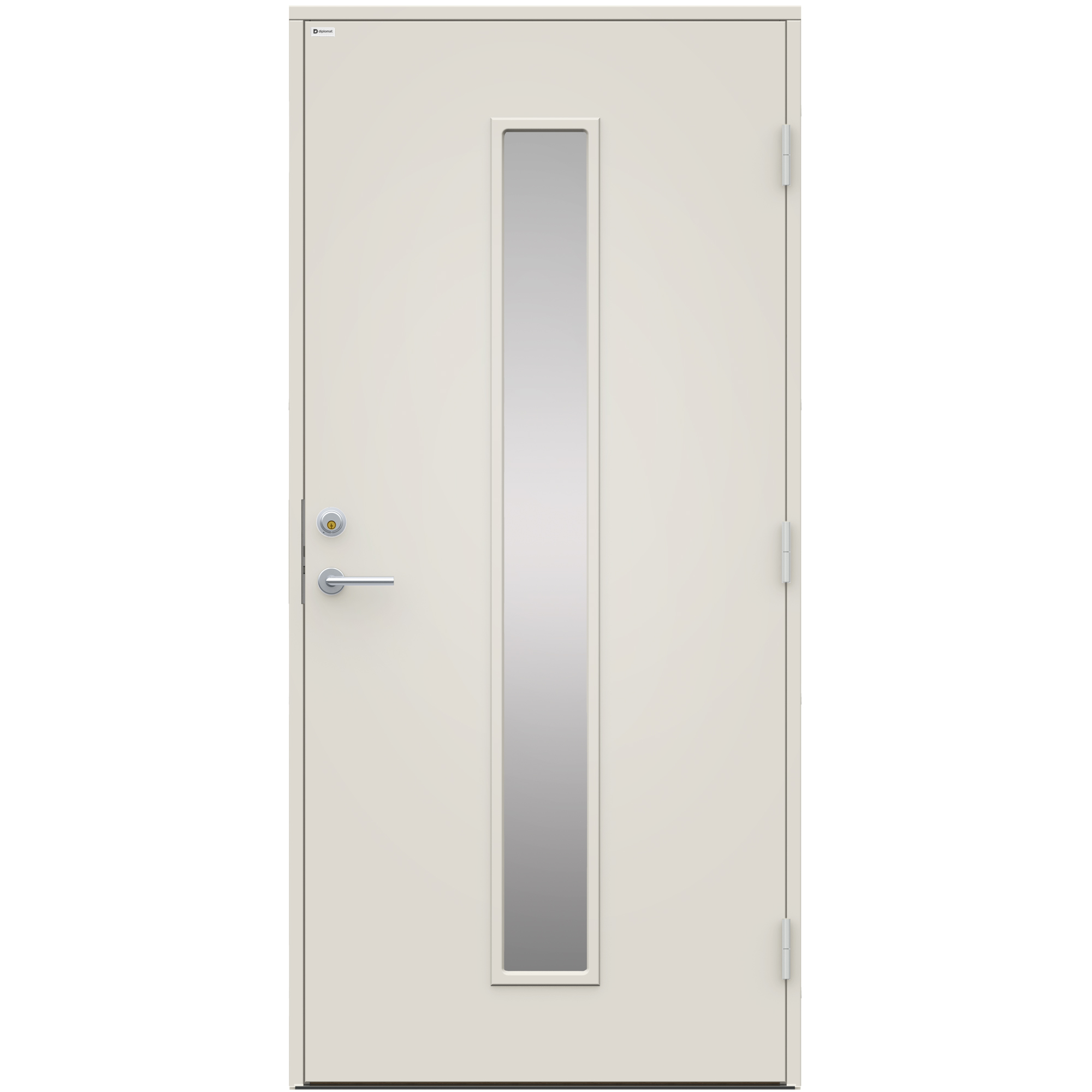 Ytterdörr Diplomat Elina Glas Lagerförd