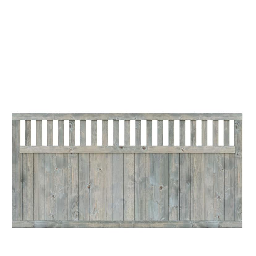 Skärm Palmako Elke 4 Grå tryckimpregnerad