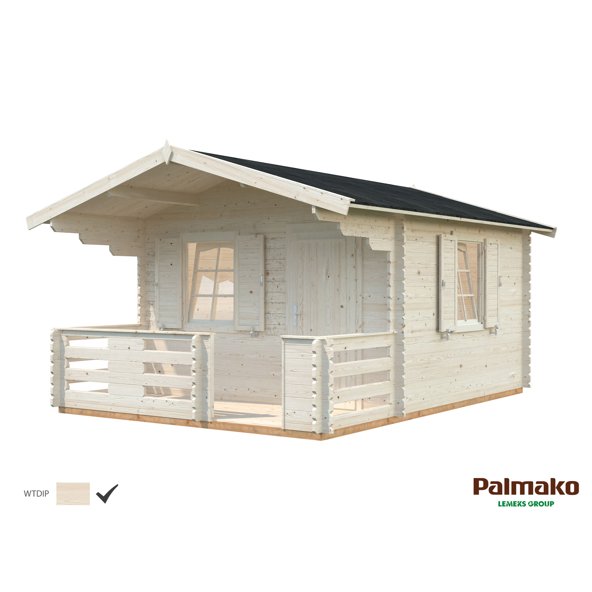 Stuga Palmako Emma 15,2 m2