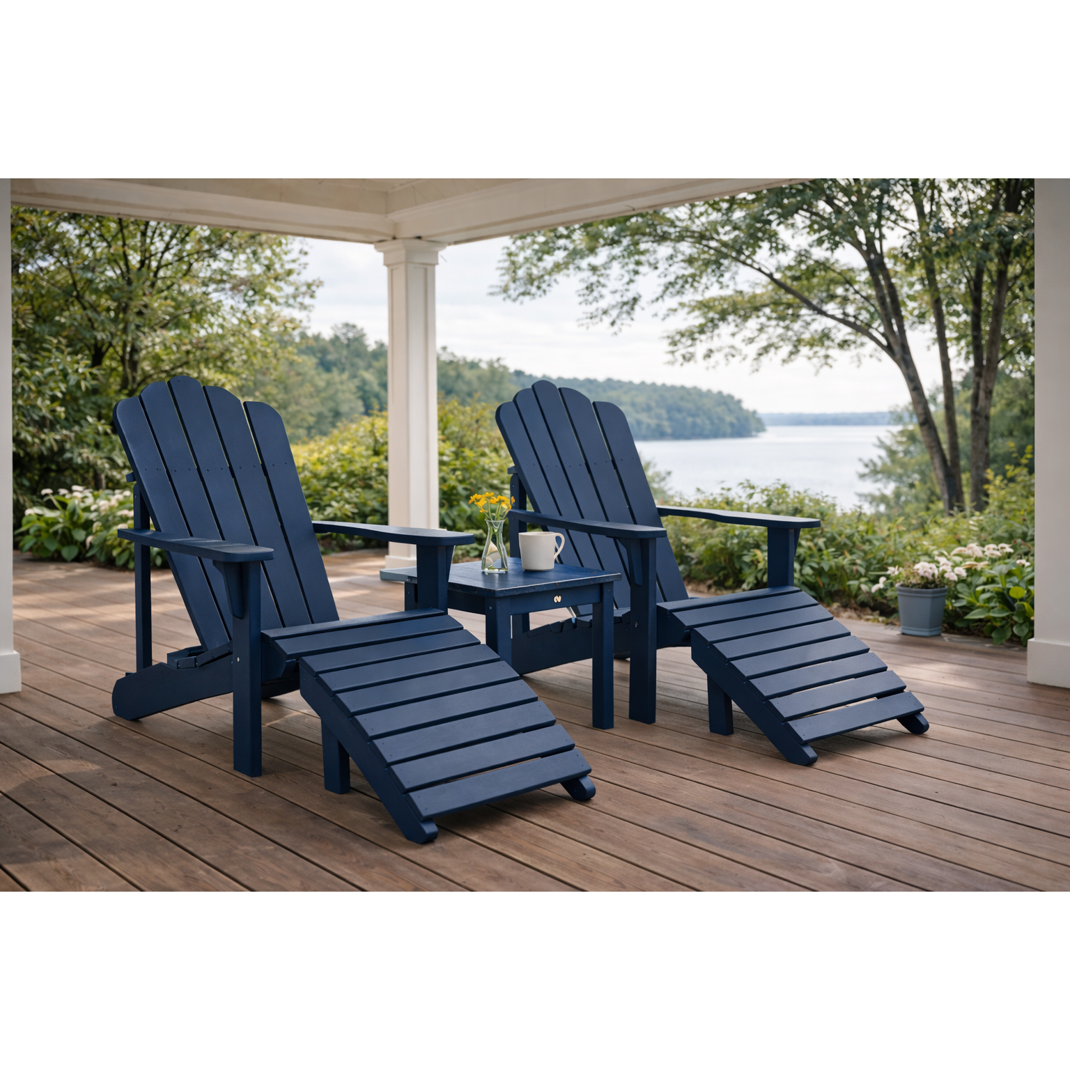 Däckstol Eden Wood Mölle Inkl Fotpall