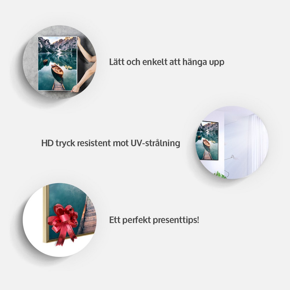 Poster Artgeist Affisch Beige Fusion