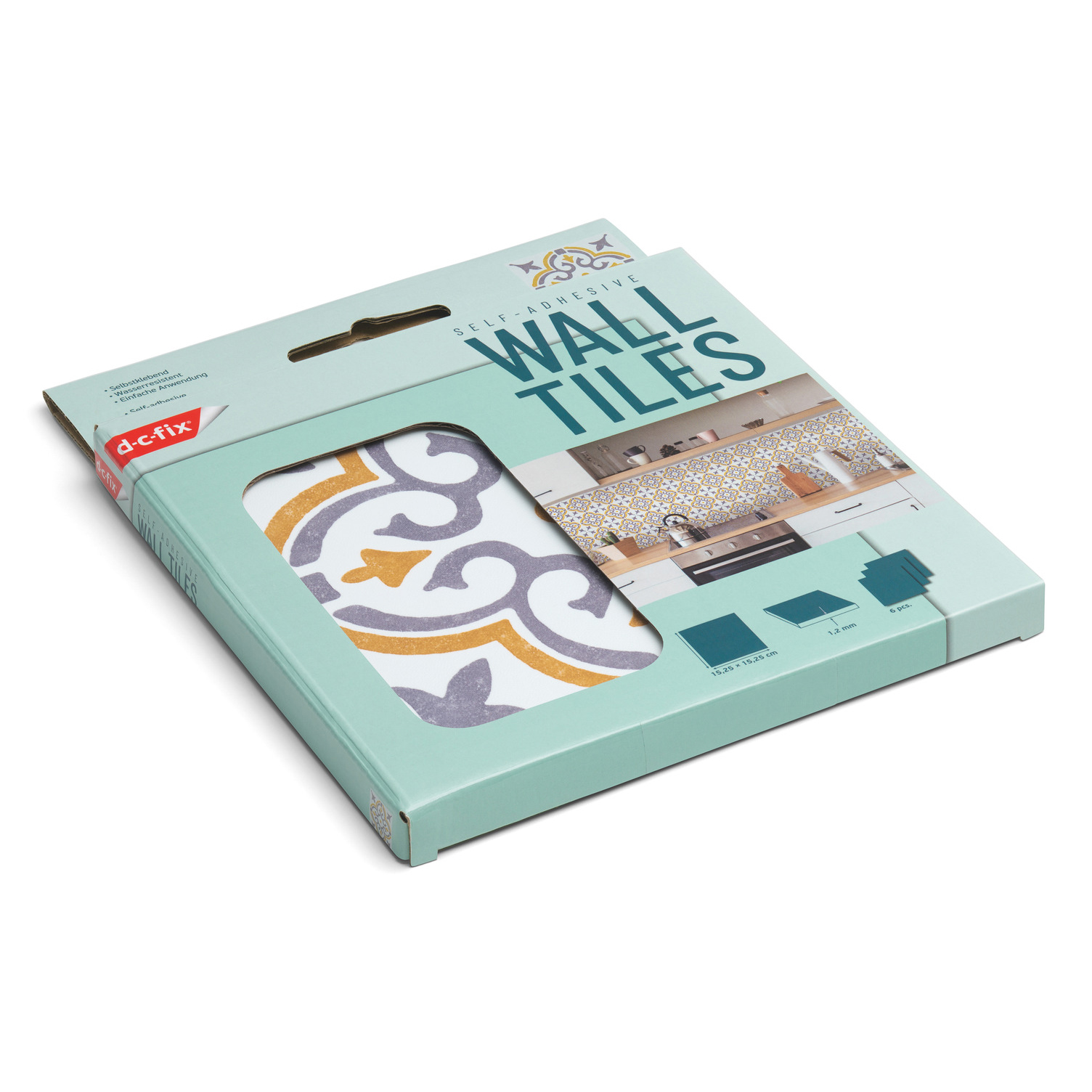 D-C-FIX Självhäftande Väggplattor Nortiq Jamila 6-pack