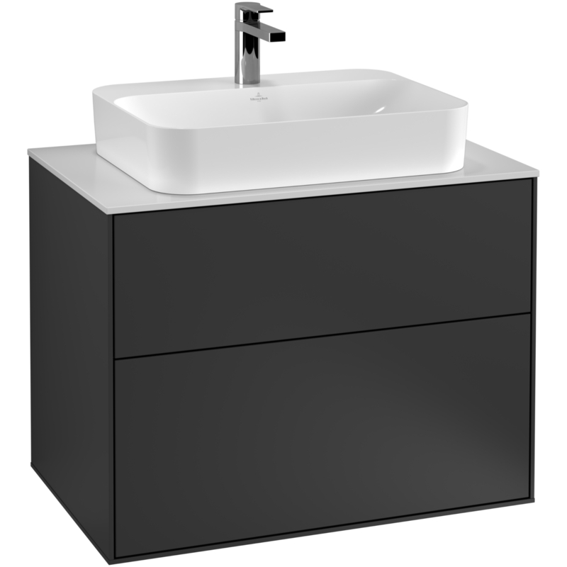 Tvättställsskåp Villeroy & Boch Finion med 2 Lådor och Bänkskiva för Ytmonterat Tvättställ