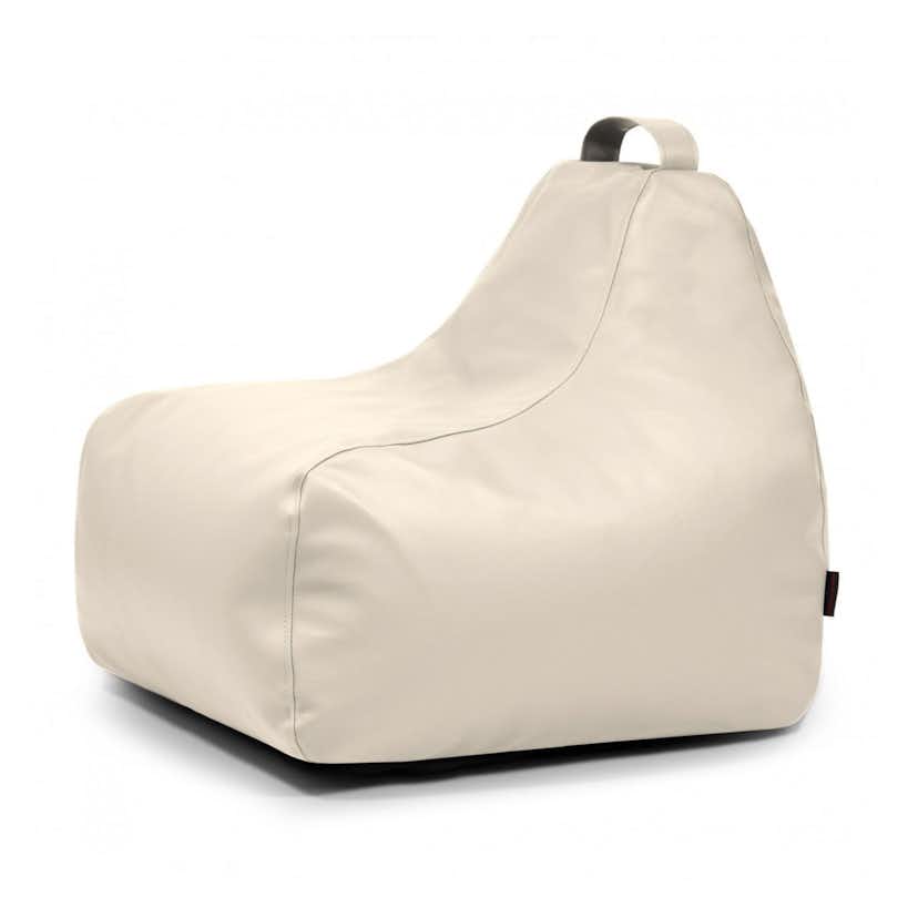 Sittsäck Pusku Pusku Game Outside Skinn Beige