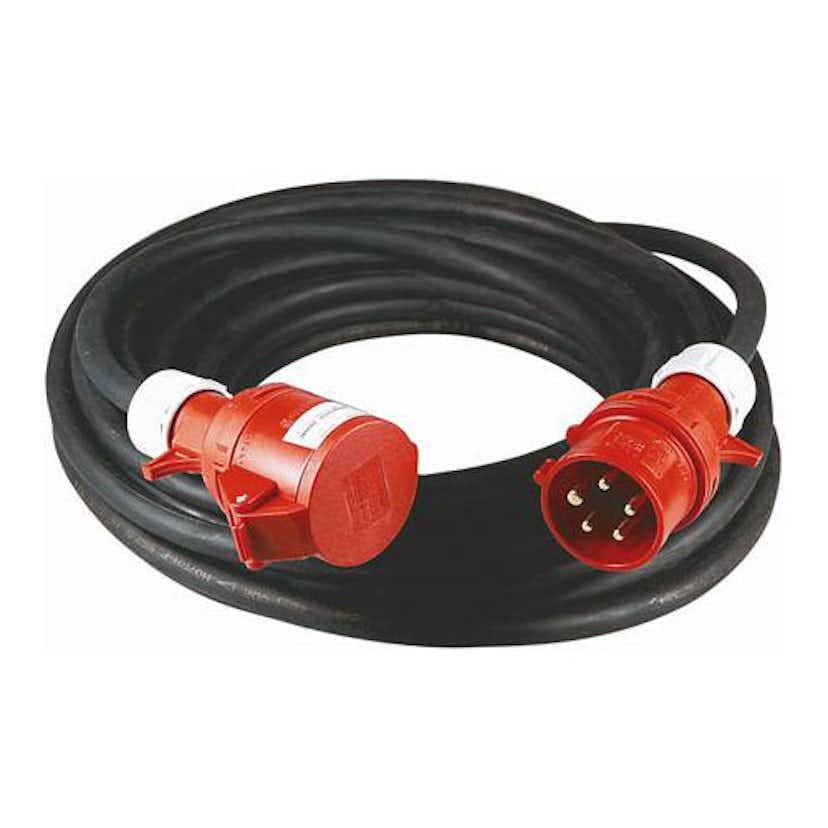 Fasvändarkabel Byggström 16 A IP44 10 m
