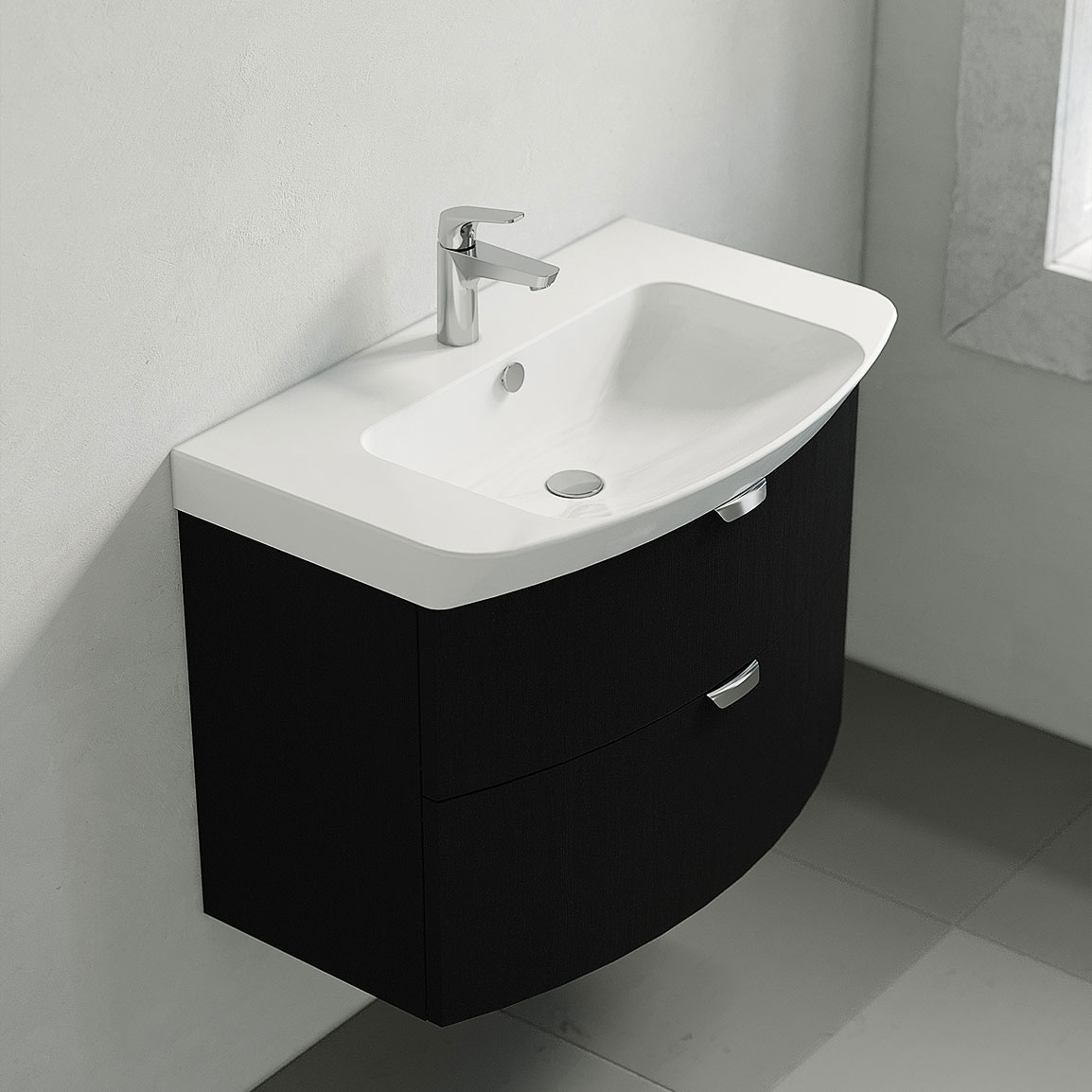 Tvättställsskåp Macro Design Heart med Låda