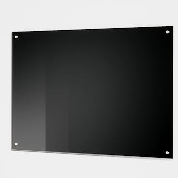 Stänkskydd Fibo I Härdat Glas svart 6x450x700 mm