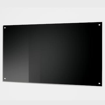 Stänkskydd Fibo I Härdat Glas svart 6x450x900 mm