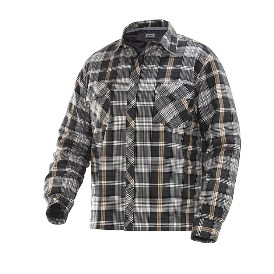 Flanellskjorta Jobman 5157 Storlek:3XL Grå