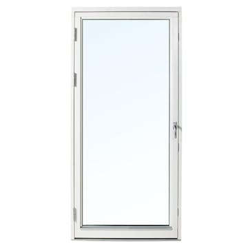 Fönsterdörr Allmoge Helglasad Enkeldörr 3-Glas Lagerförd Aluminium