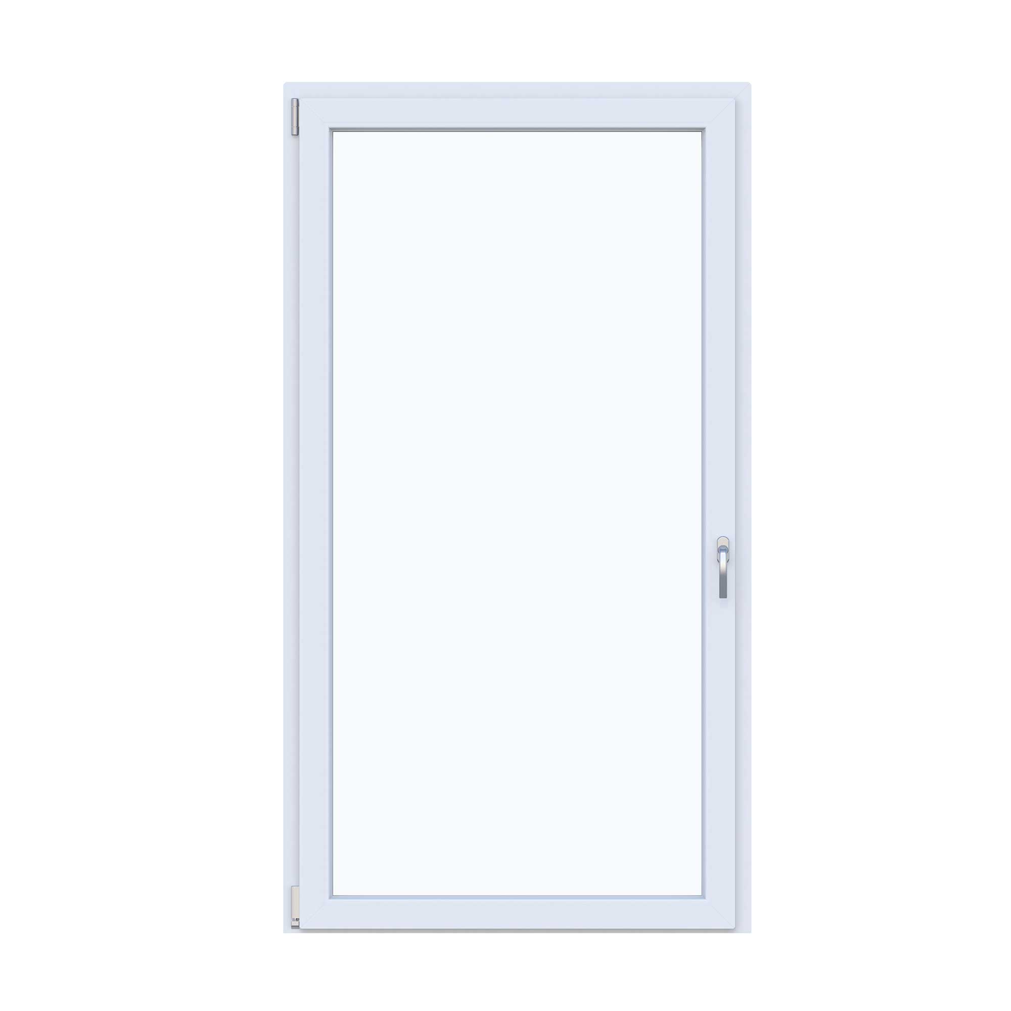 Fönsterdörr Nordiska Fönster Fjord Inåtgående Enkeldörr 2-Glas PVC BxH: 90x220 cm