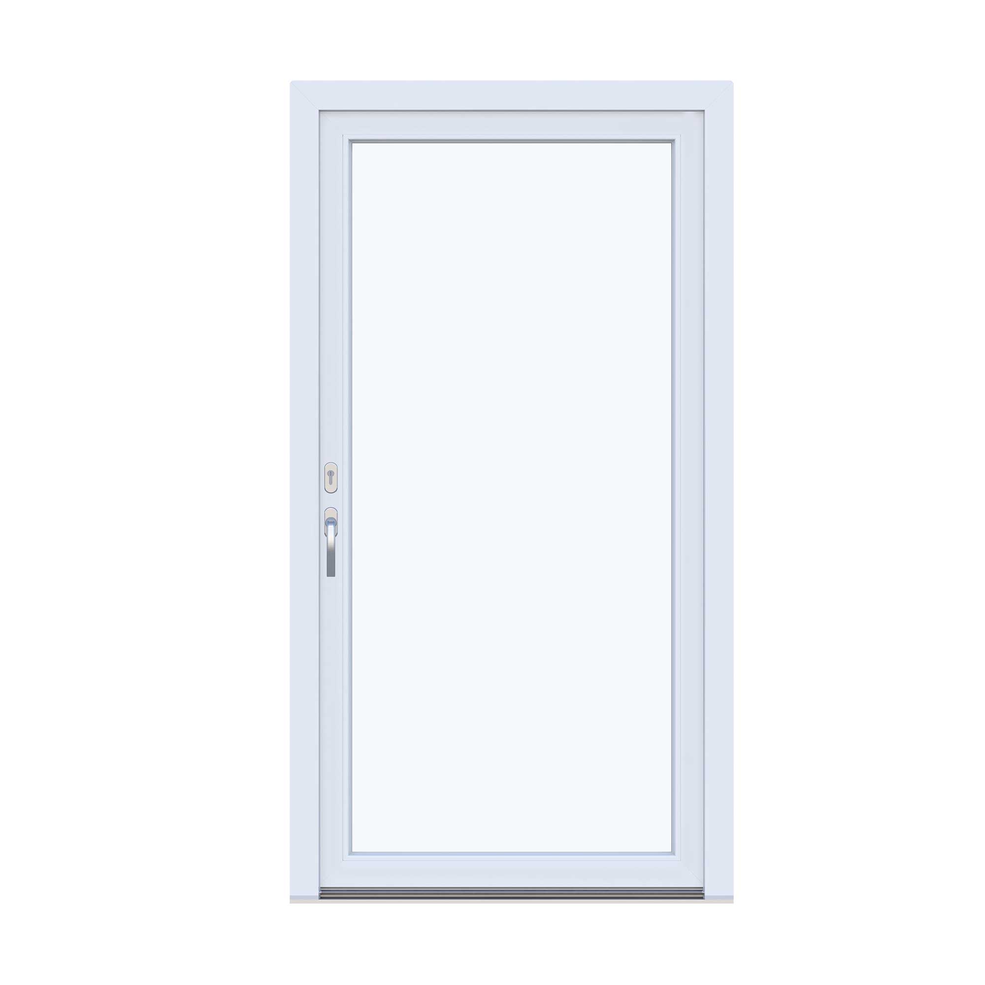 Fönsterdörr Nordiska Fönster Fjord Utåtgående Enkeldörr 2-Glas PVC BxH: 80x190 cm