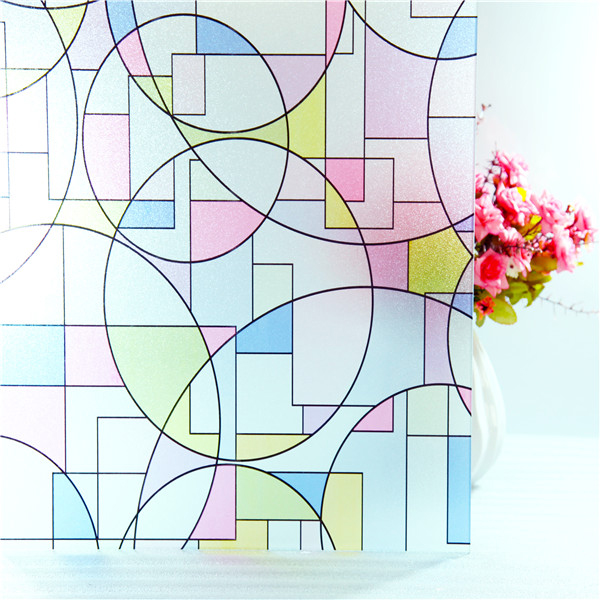 Fönsterfilm Unikgruppen Cirklar med Färg 60x200 cm