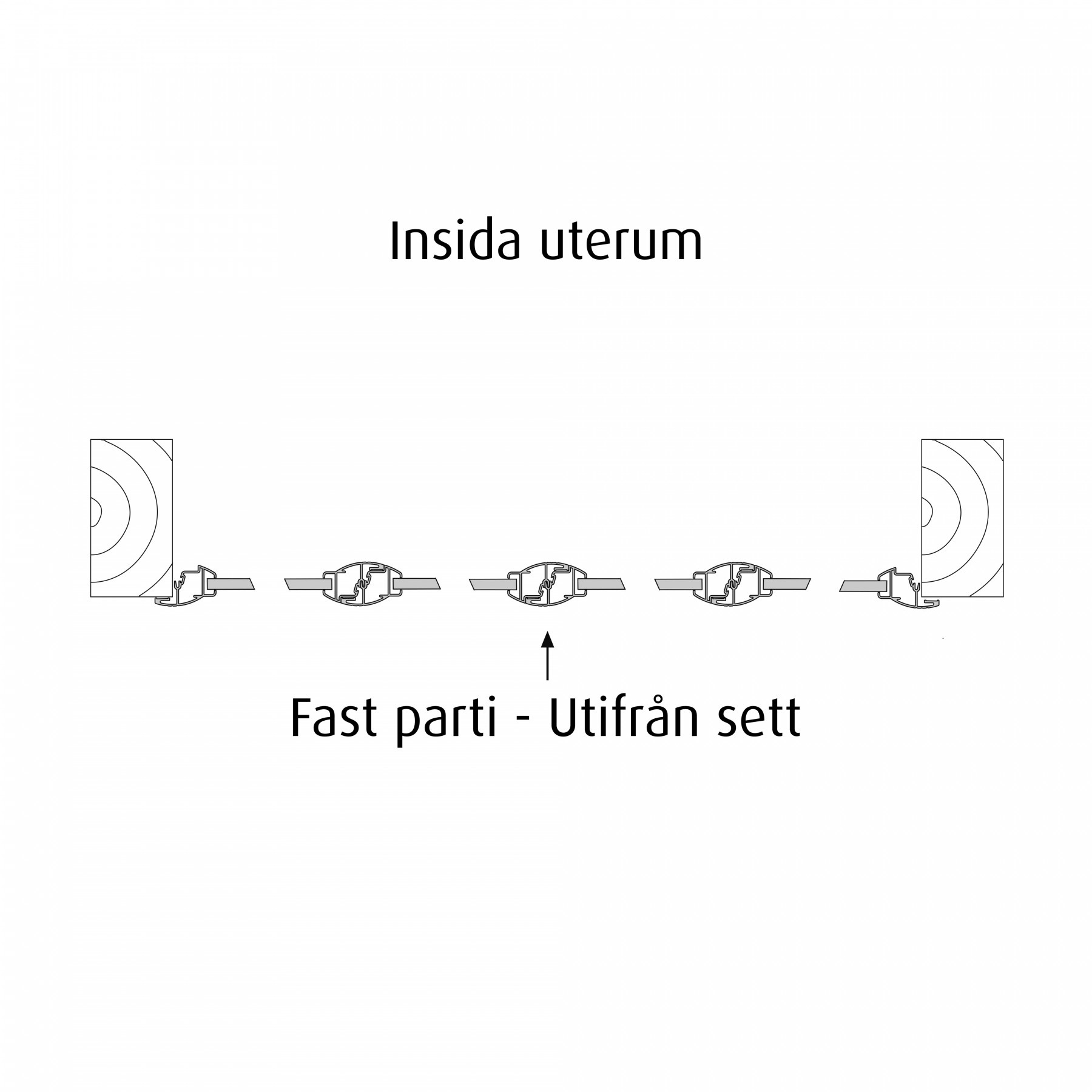 Fast Väggparti 4-Delad Halle Primolux