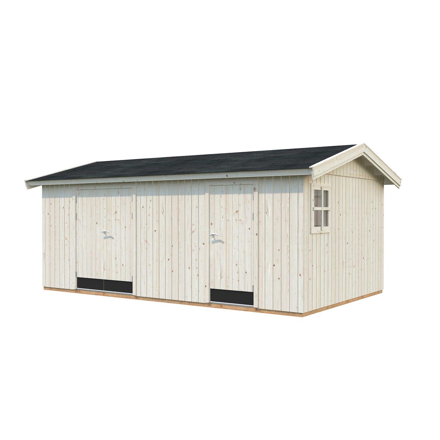 Förråd Palmako Olaf 16,9 m² Redskapsbod i Trä med Sadeltak