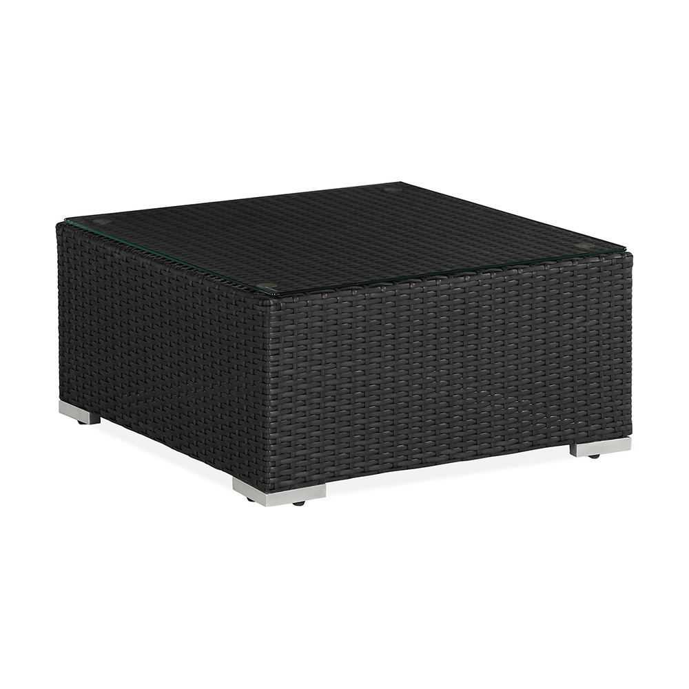 Fotpall/Bord Comfort Garden Wisconsin Utomhus Svart